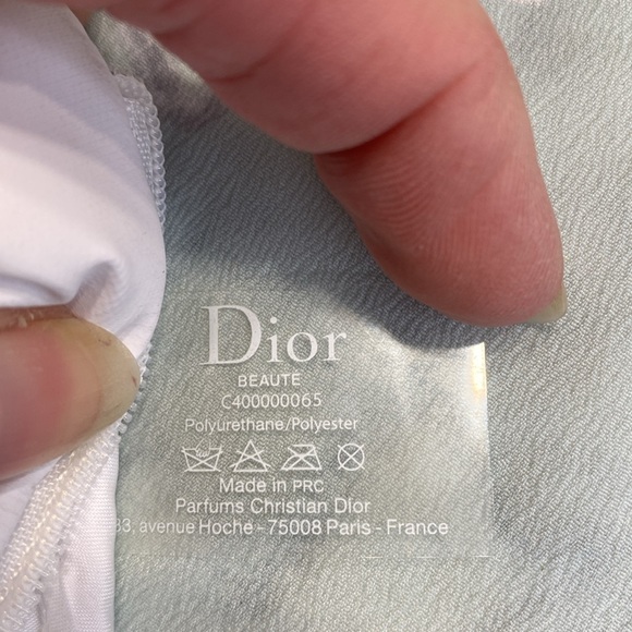 Dior Beauty White Makeup Cosmetics Bag NWOT - Picture 4 of 4